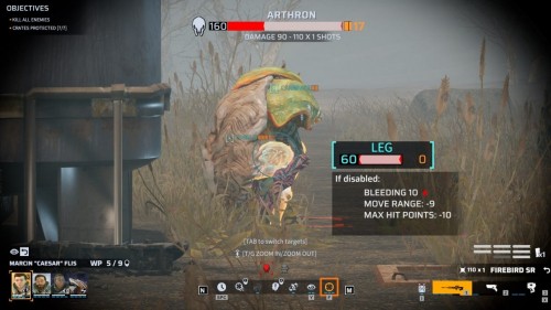  Гайд по стрельбе в Phoenix Point: свободное прицеливание и повреждение конечностей 