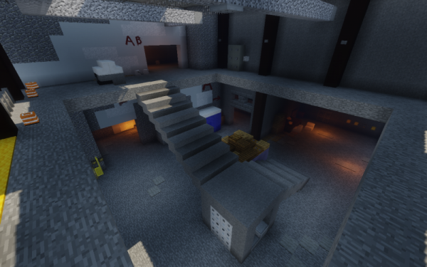 В Minecraft воссоздали карту Vertigo из CS:GO В Minecraft воссоздали карту Vertigo из CS:GO