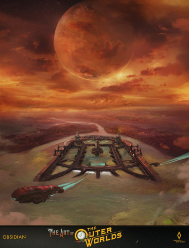 Ретро-футуризм на официальных концепт-артах The Outer Worlds Ретро-футуризм на официальных концепт-артах The Outer Worlds