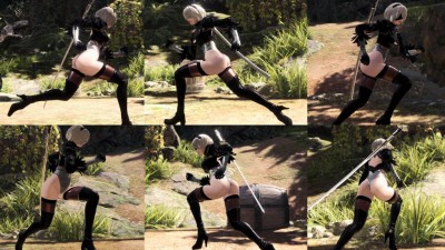 Непревзойденный опыт NieR Automata в Monster Hunter World, замена голоса, моделей и музыки