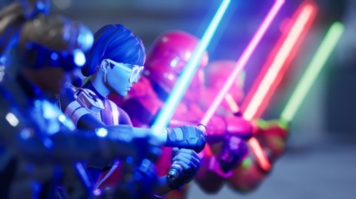 Игроки в Fortnite устраивают настоящие дуэли на световых мечах Игроки в Fortnite устраивают настоящие дуэли на световых мечах